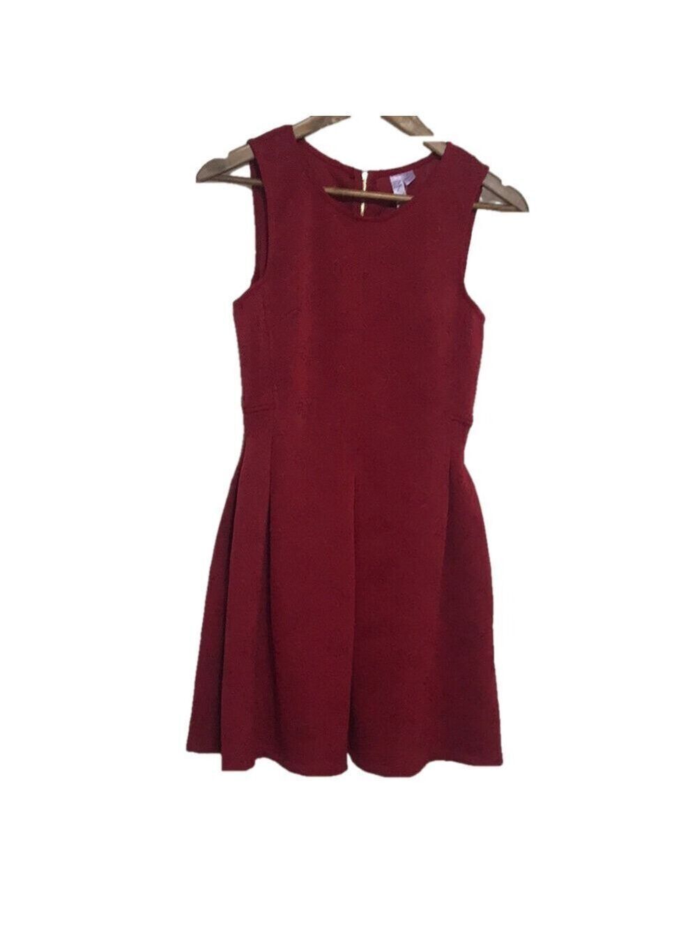 NWT Alya Fit and Flare Sleeveless Red Dress Sz Small